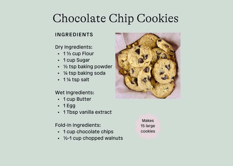 Grab your favorite recipe