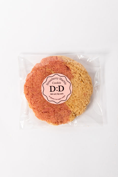 Strawberry Marble Cookies (1/2 dozen)