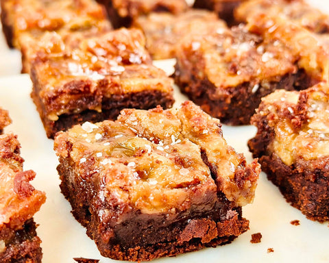 Send a heartfelt message to your loved ones with delicious brownies.