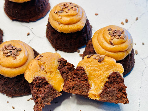 Chocolate Peanut Butter Cup-Cakes