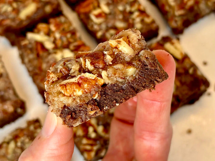 Vegan Salted Caramel Brownies cover pic