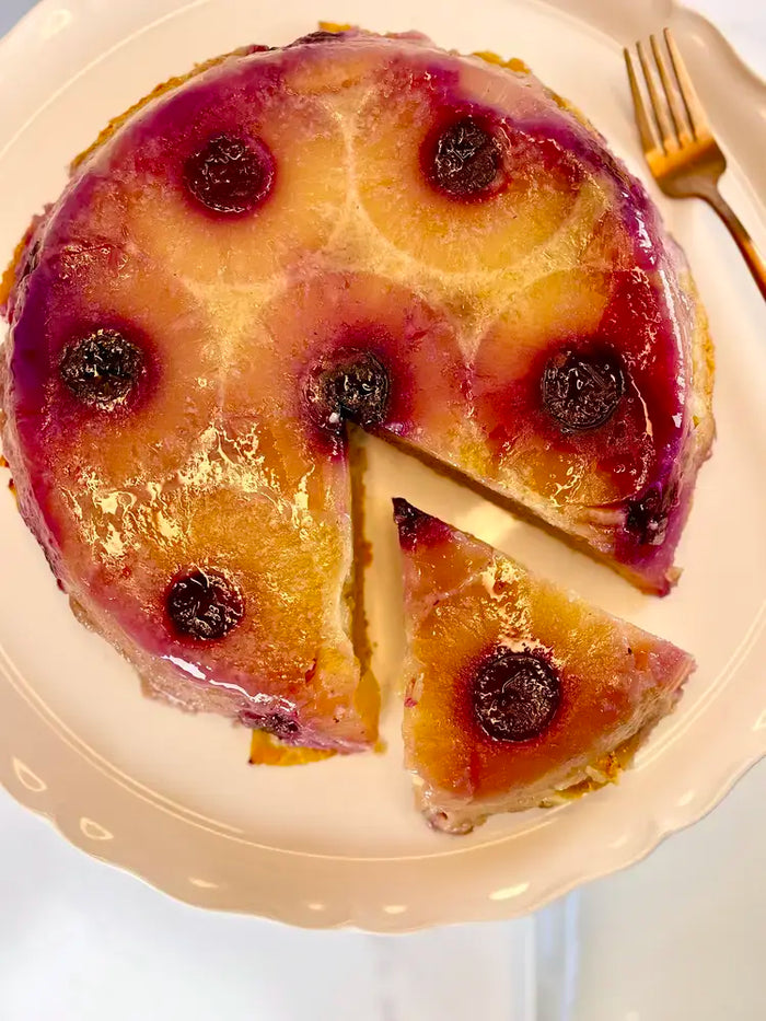 keto pineapple upside down cake cover photo