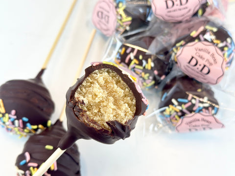 Send a heartfelt message to your loved ones with delicious cake pops.